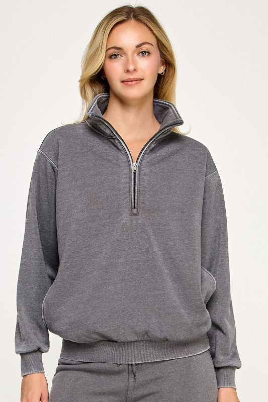 Reflex Burnout Half Zip Pullover