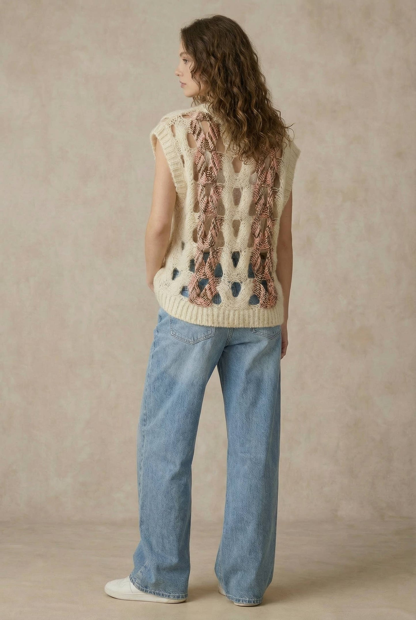 Crochet Knit Top