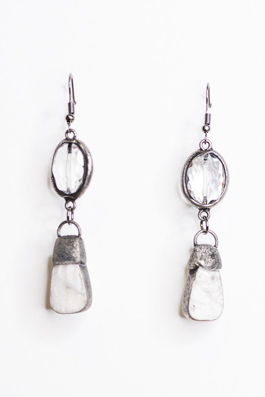 Pica Earrings White