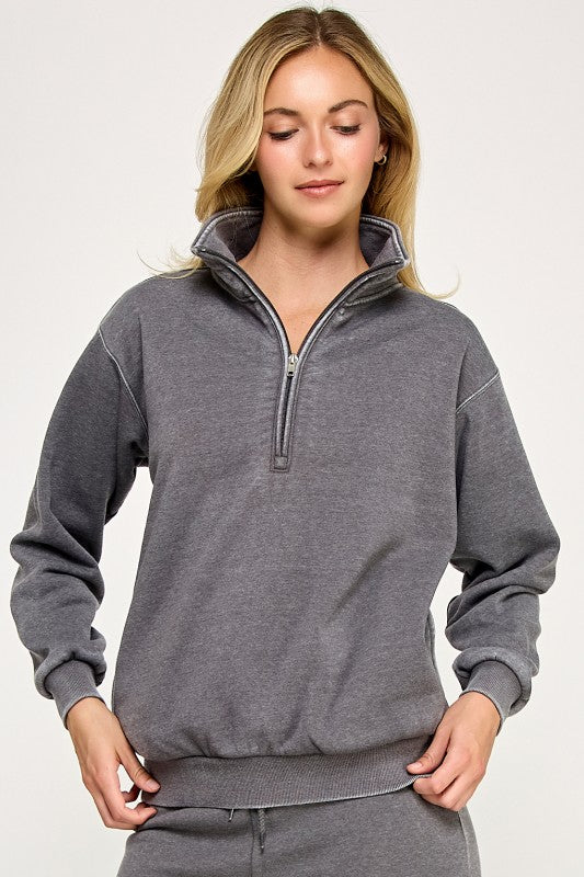 Reflex Burnout Half Zip Pullover