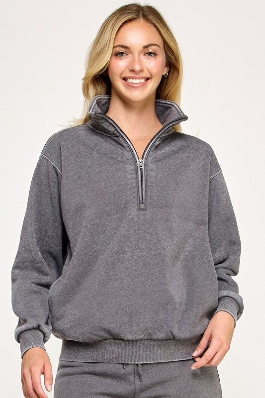 Reflex Burnout Half Zip Pullover