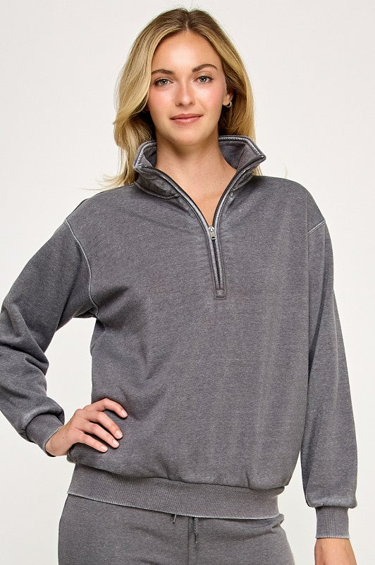 Reflex Burnout Half Zip Pullover