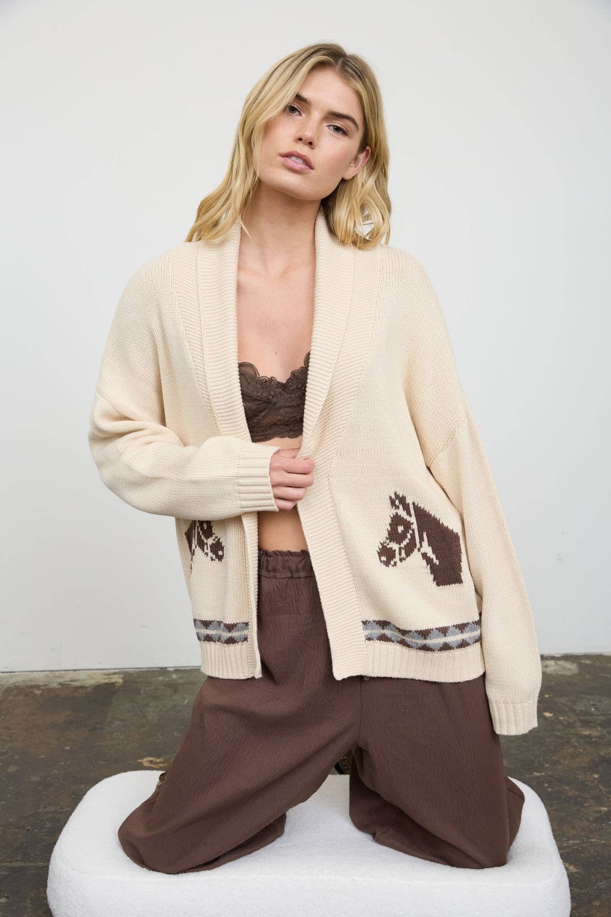 Shawl Collar Cardigan