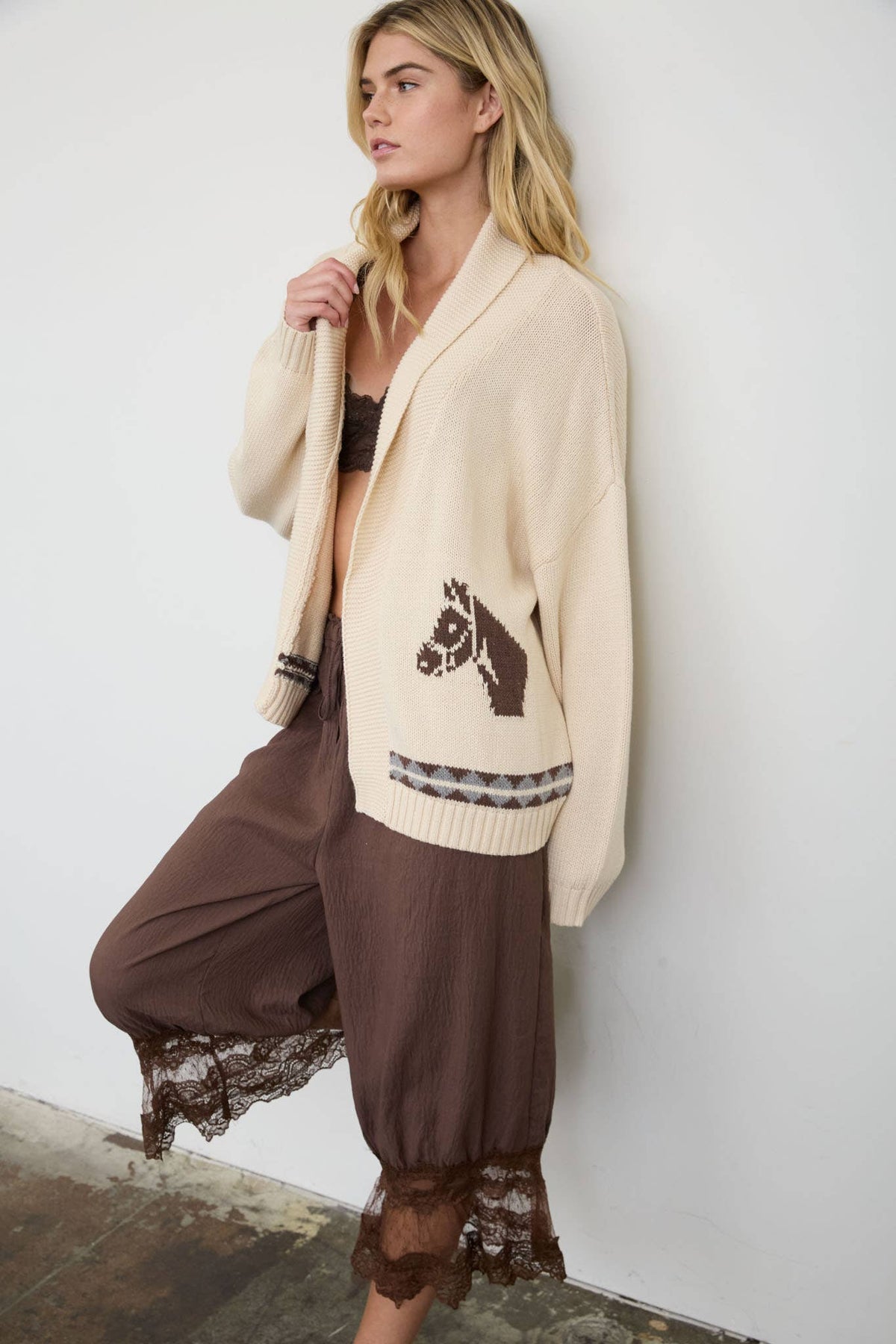 Shawl Collar Cardigan