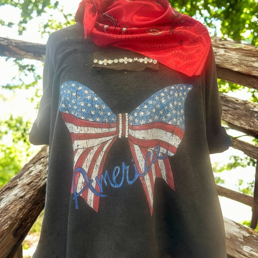 America Ribbon Top
