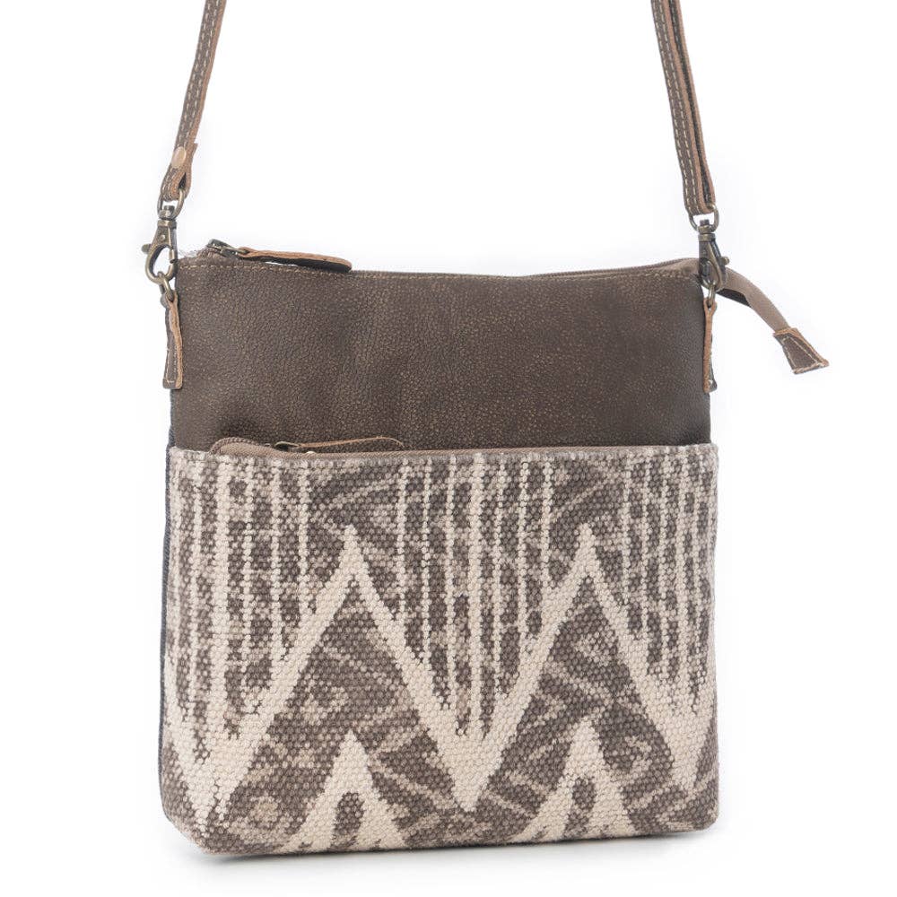 Coffee Canvas Small & Crossbody Bag