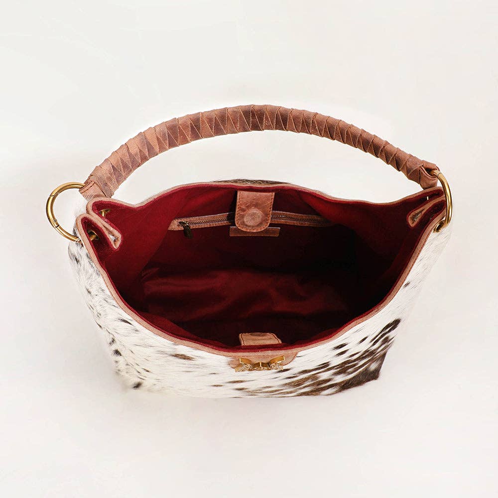 Loyal West Large Purse: In Cowhide And Calfskin / Single