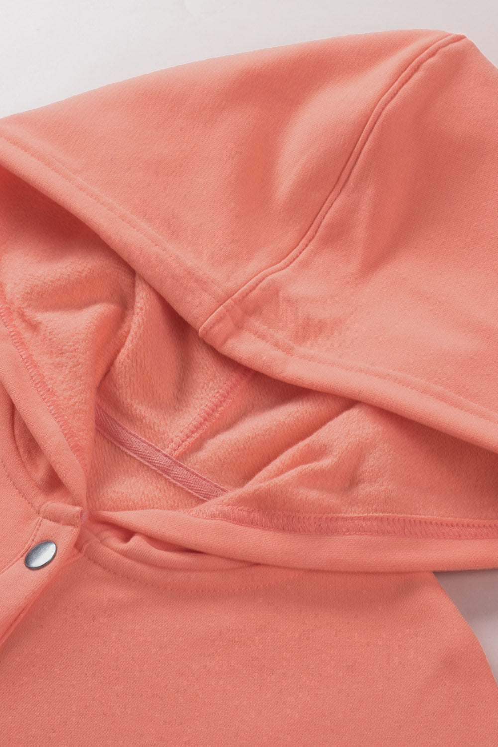 Gray Batwing Sleeve Pocketed Henley Hoodie