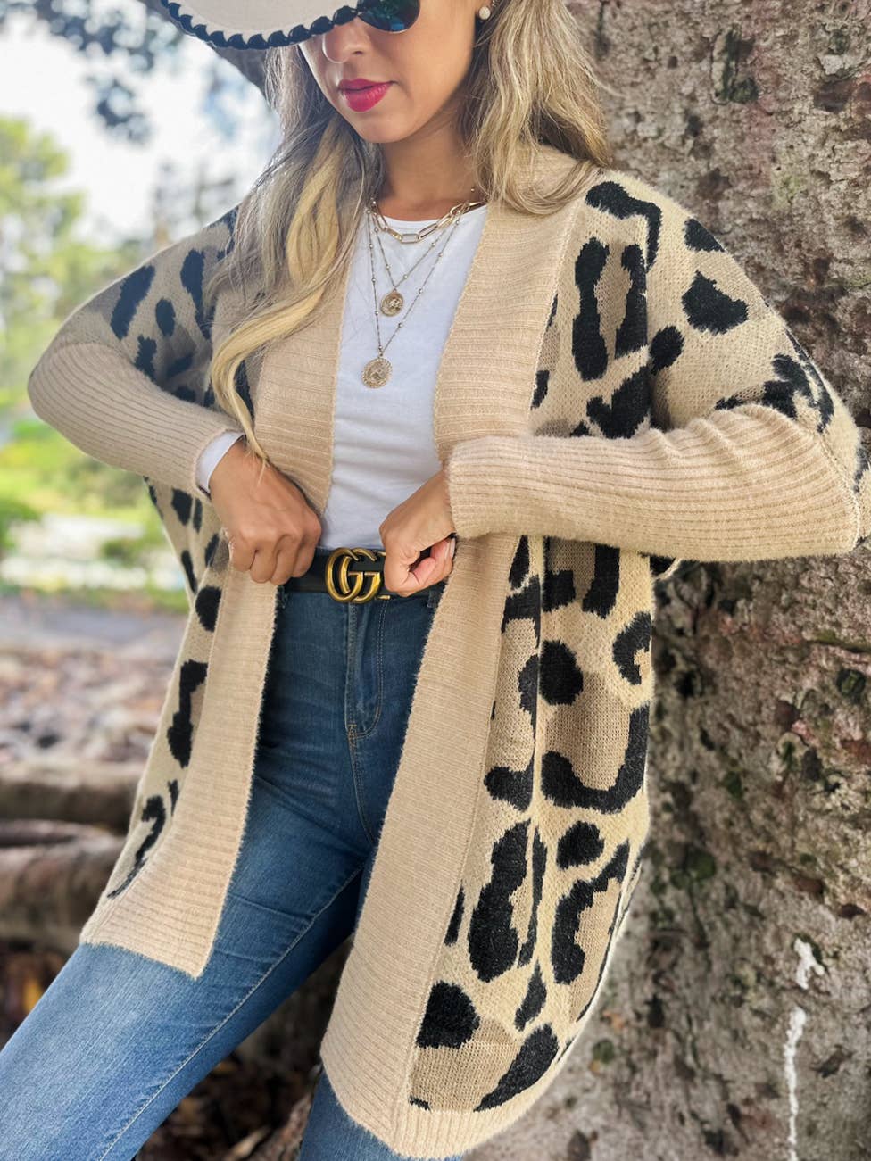 Boho Leopard Cardigan: One Size