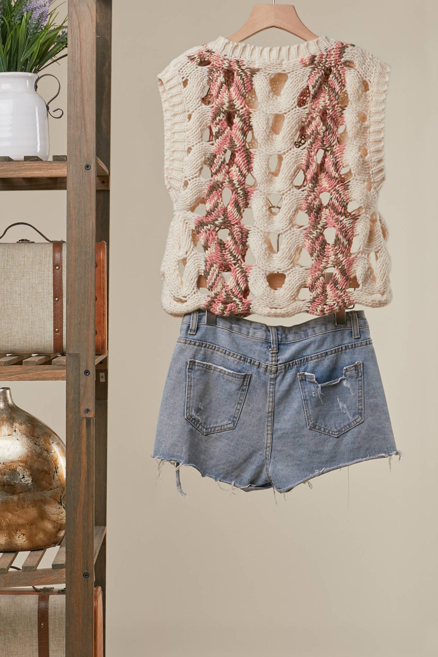 Crochet Knit Top