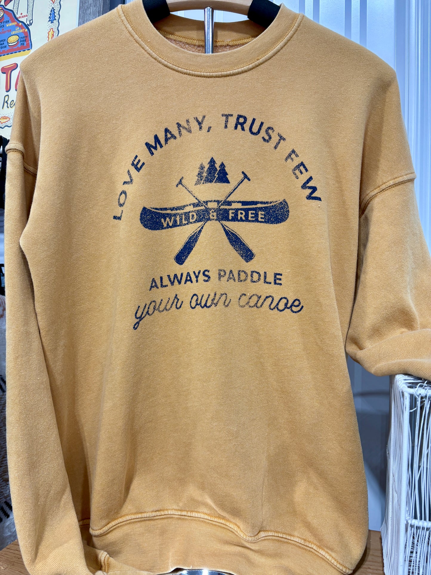 Love Many Trust Few Mineral Sweatshirt