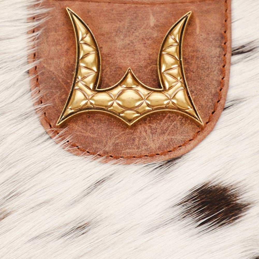 Loyal West Large Purse: In Cowhide And Calfskin / Single