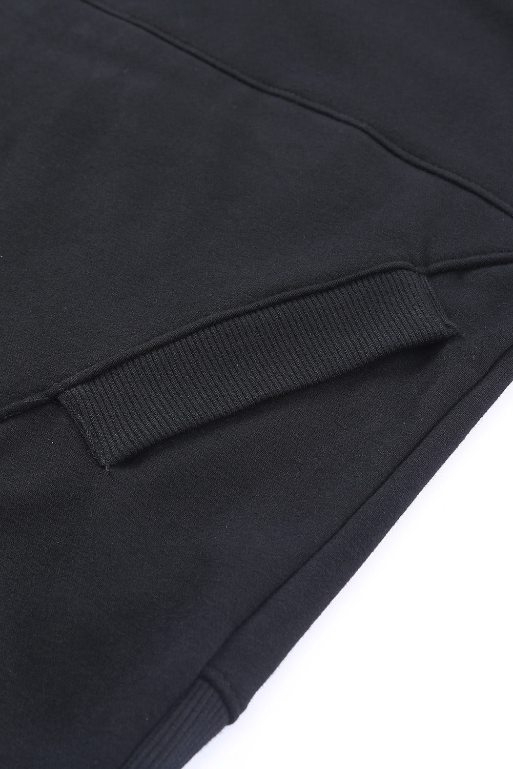 Gray Batwing Sleeve Pocketed Henley Hoodie