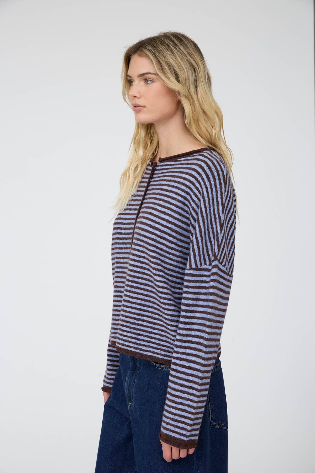 Soft Striped Cardigan