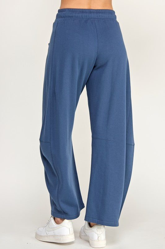Indigo Blue Barrell Sweatpants