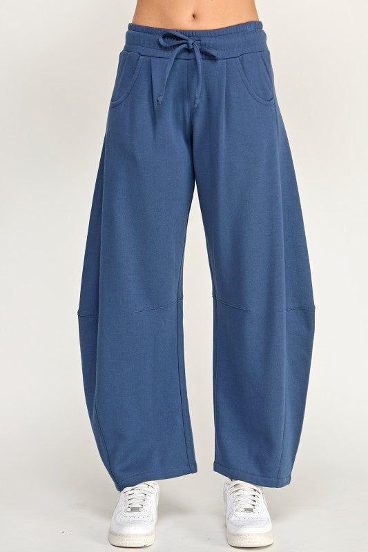Indigo Blue Barrell Sweatpants