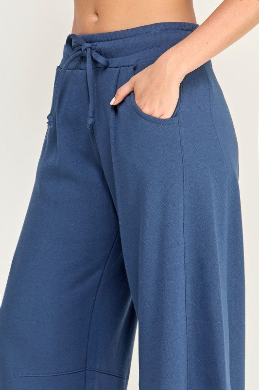 Indigo Blue Barrell Sweatpants