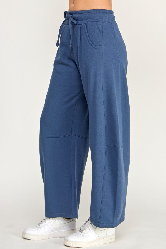 Indigo Blue Barrell Sweatpants
